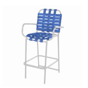 Neptune Strap Cross Weave Bar Chair