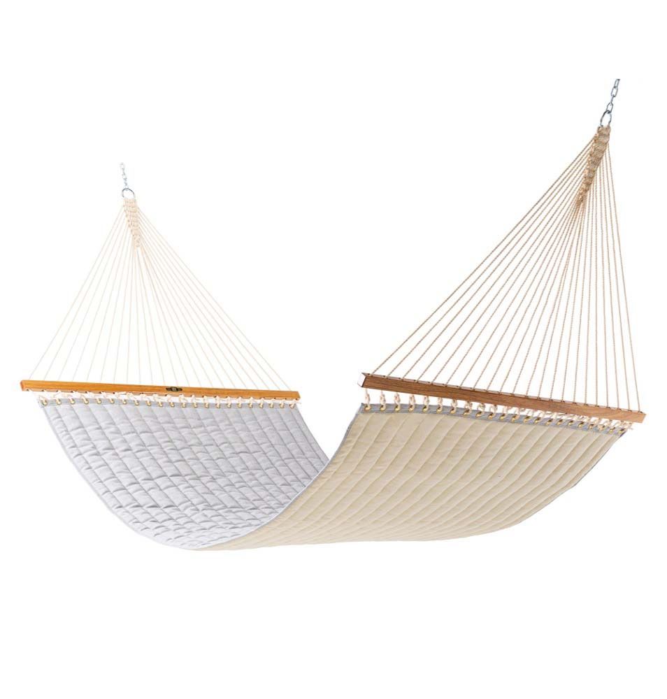 Large Quilted Sunbrella Fabric Hammock