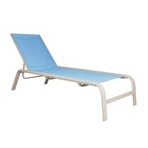 Seaside Sling Stackable Adjustable Chaise